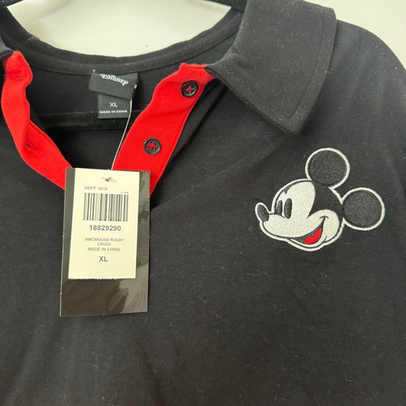NWT Cropped Mickey long sleeve size Women’s XL - Picture 2 of 3